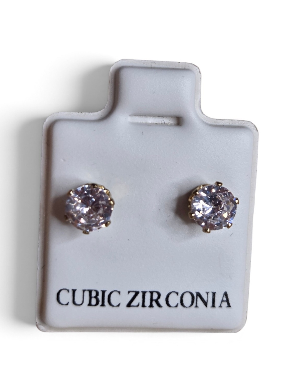 5mm Cubic Zirconia Stud Earrings